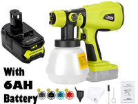 Thumbnail for Cordless Paint Spray Gun for Ryobi Battery