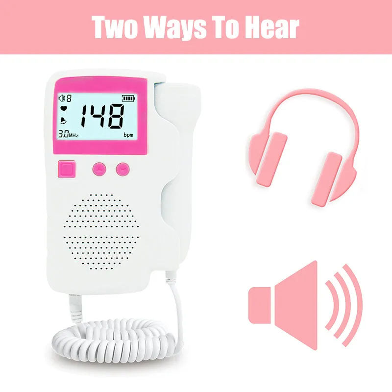Fetal Doppler Portable Heartbeat Detector