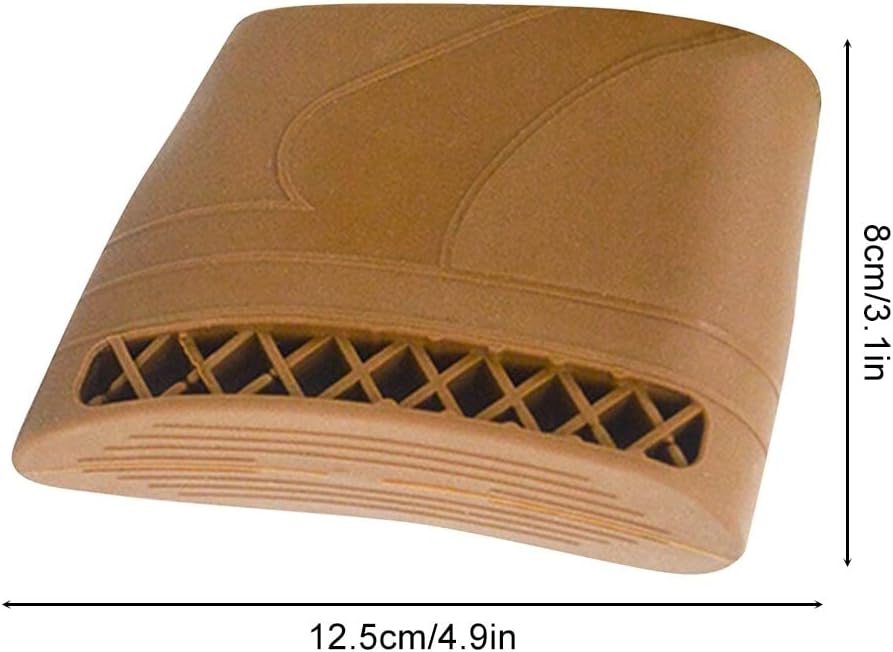 Gun Recoil Pad, Rubber Slip On Recoil Pad for Rifle, Shotgun and Butt Gun