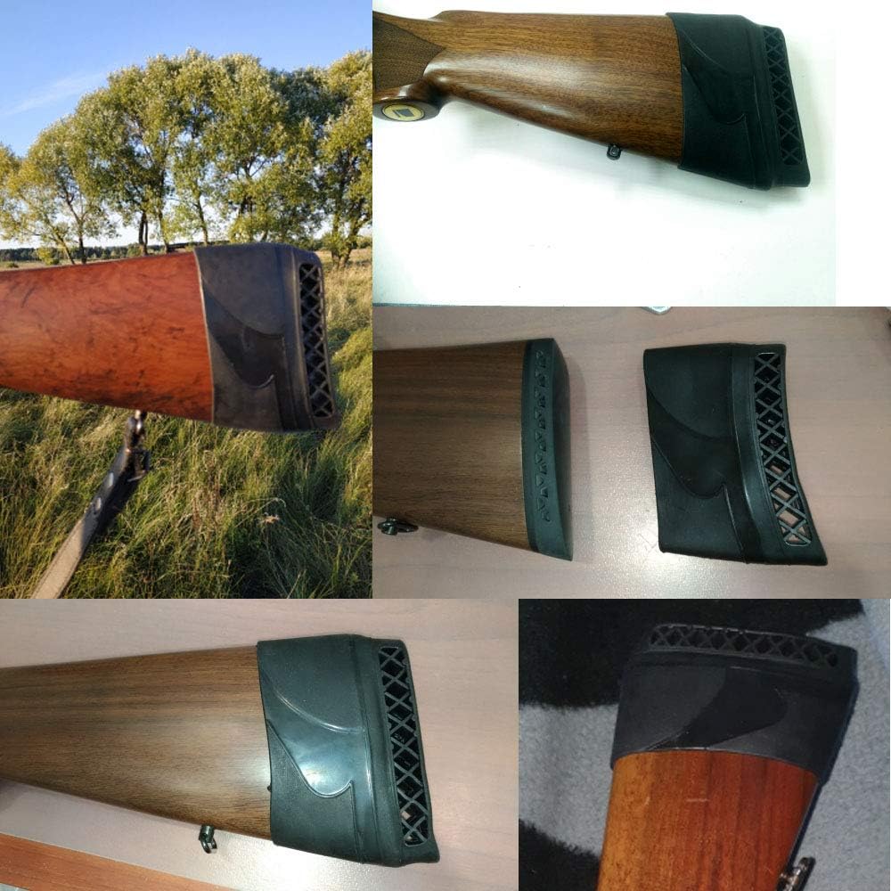 Gun Recoil Pad, Rubber Slip On Recoil Pad for Rifle, Shotgun and Butt Gun