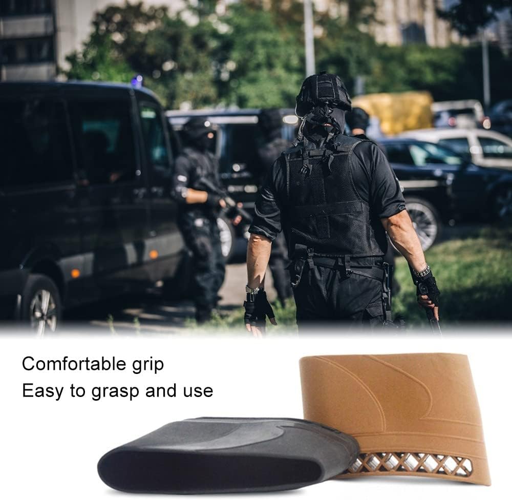 Gun Recoil Pad, Rubber Slip On Recoil Pad for Rifle, Shotgun and Butt Gun