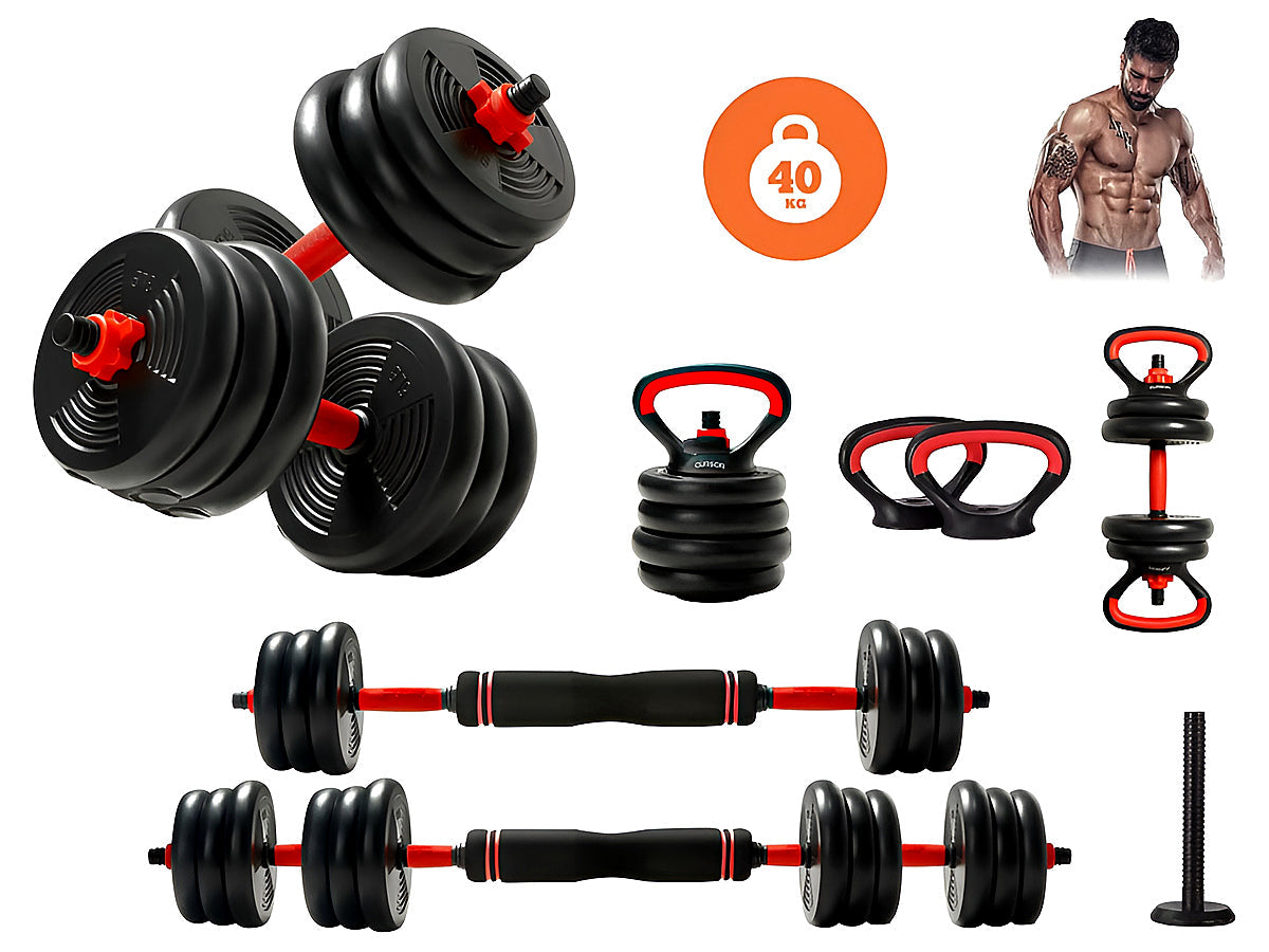 Adjustable Dumbbells Set 40KG