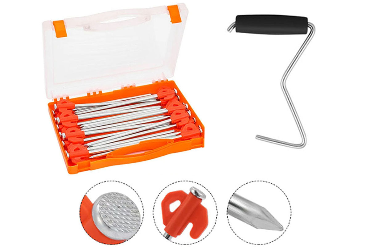 20Pcs Camping Tent Pegs