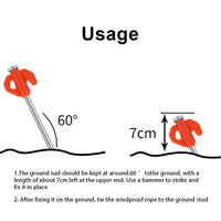 Thumbnail for Camping Tent Pegs 20PCS Set