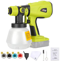 Thumbnail for Cordless Paint Spray Gun for Ryobi Battery