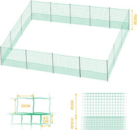 Thumbnail for 50M Chicken Fence Hen Poultry Coop Farm Runs Mesh Cage Net Habitat Safe House Pen