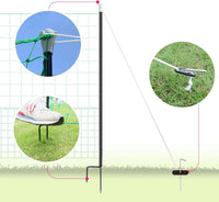 Thumbnail for 50M Chicken Fence Hen Poultry Coop Farm Runs Mesh Cage Net Habitat Safe House Pen