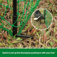 Thumbnail for 50M Chicken Fence Hen Poultry Coop Farm Runs Mesh Cage Net Habitat Safe House Pen