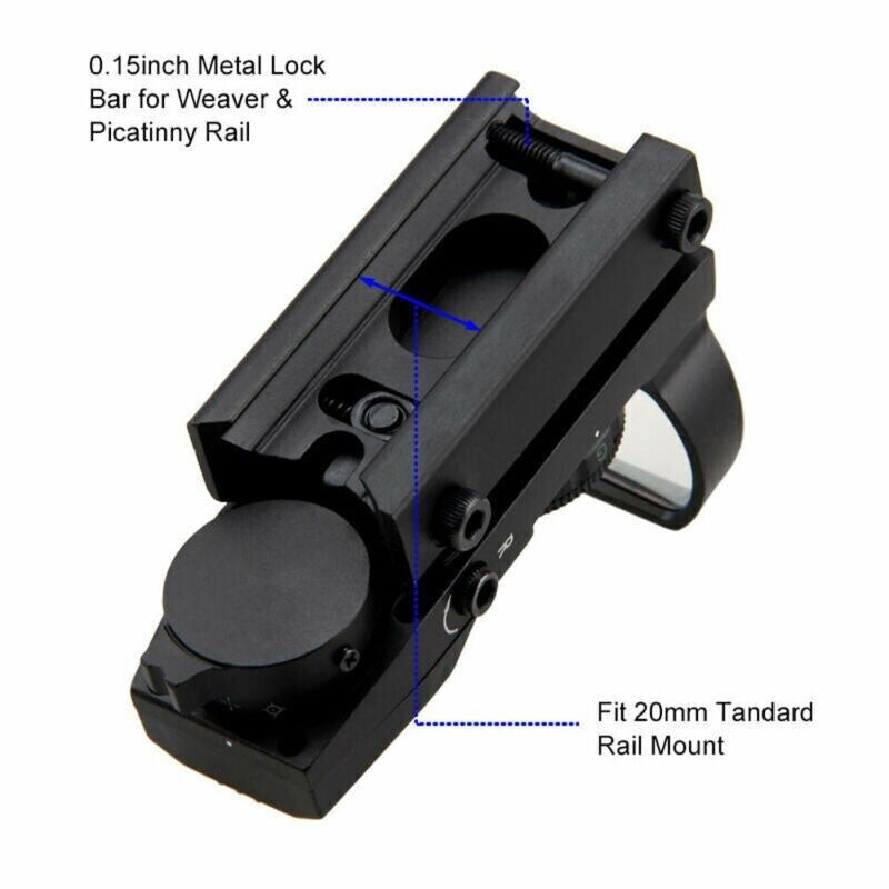 Red Green Dot Sight Tactical Holo 4 Reticle