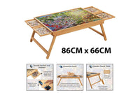 Thumbnail for Close-up of wooden tenons on puzzle table legs