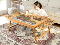 Thumbnail for Puzzle Table Craft Board Game Table Jigsaw Game Table