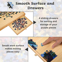 Thumbnail for Puzzle Table Craft Board Game Table Jigsaw Game Table