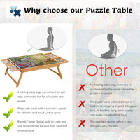 Thumbnail for Puzzle Table Craft Board Game Table Jigsaw Game Table