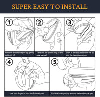 Thumbnail for Replacement Ear Pads Cushions for Sennheiser HD 4.50 HD4.50 BTNC Headphones