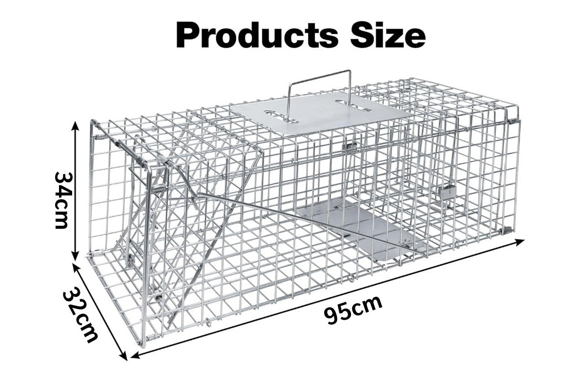 Large possum trap with sensitive trigger system
