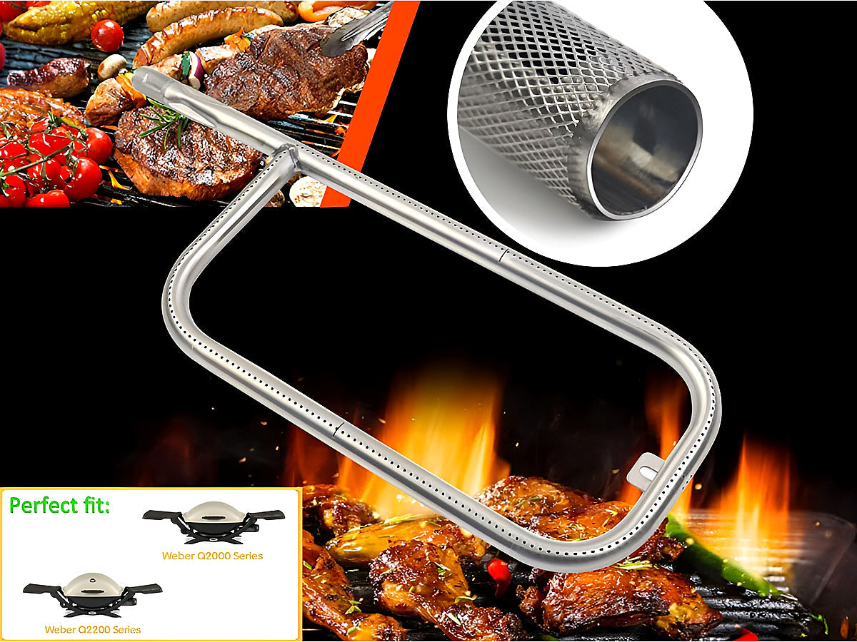 Grill Replacement Burner for Weber Q200 Q220 Q2000 Q2200 Series 2043401