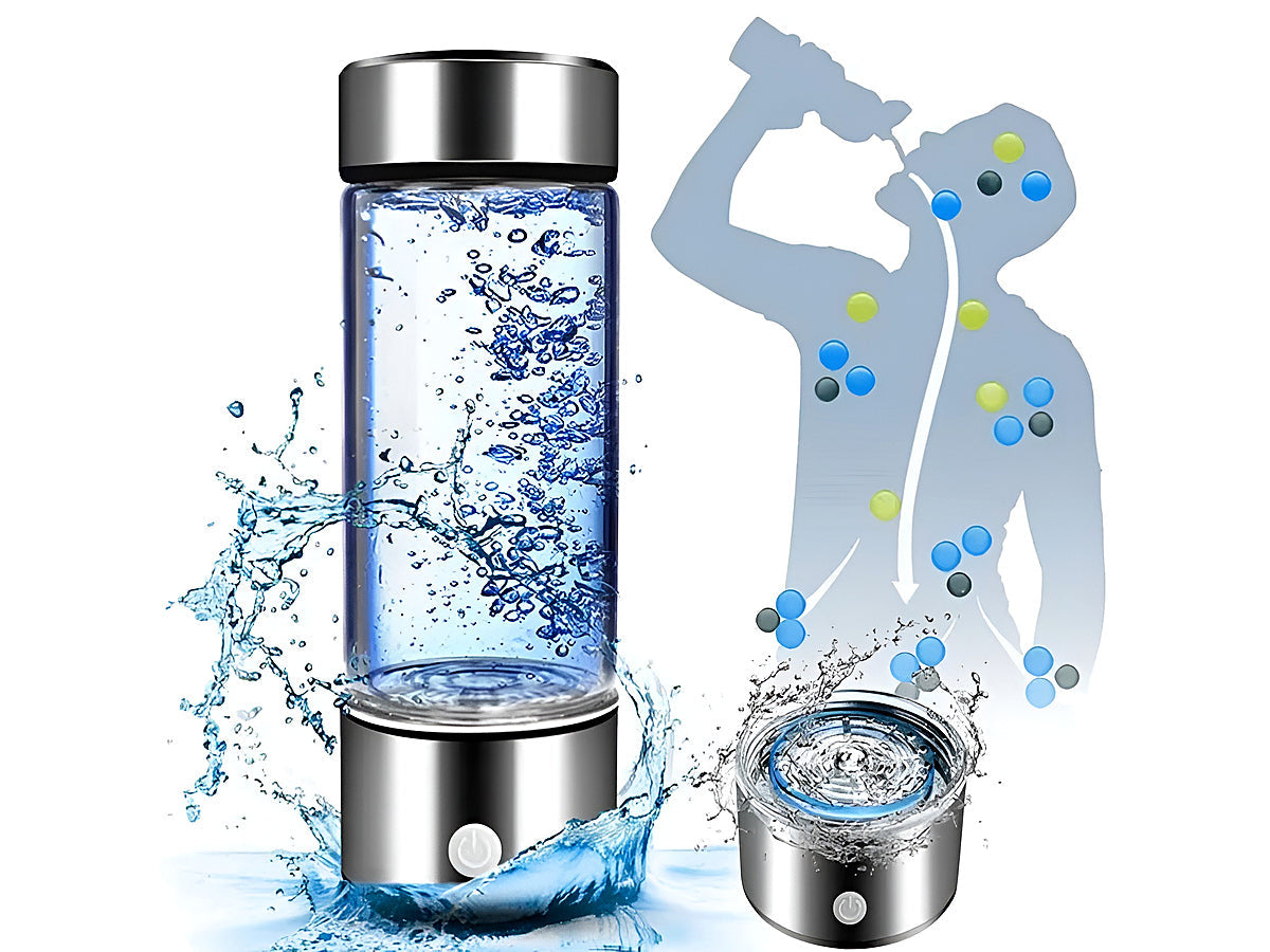 Bottle showing rechargeable USB charging port