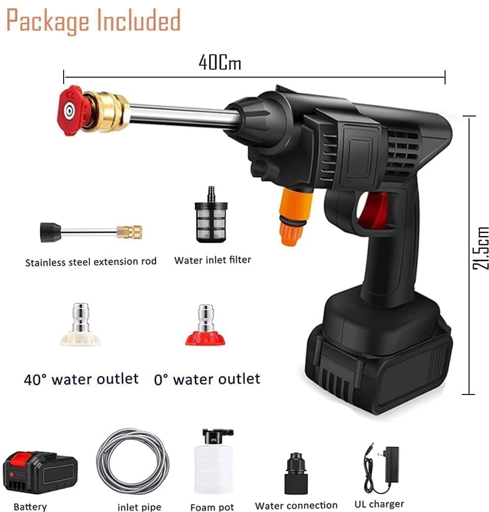 Car Washer Pressure Washer Kit Rechargeable