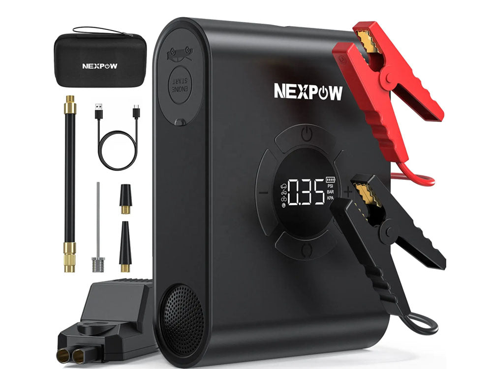Car Jump Starter with Air Compressor