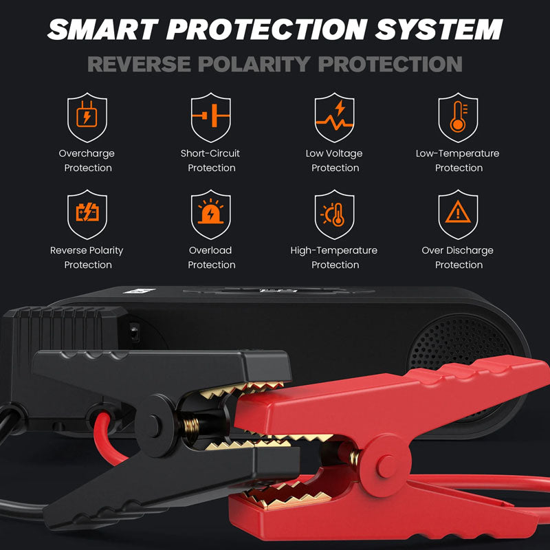 Car Jump Starter with Air Compressor