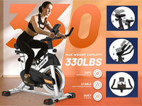 Thumbnail for Adjustable Exercise Bike Spin Bike Heavy Duty