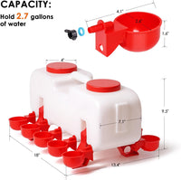 Thumbnail for Chicken Water Feeder 10L