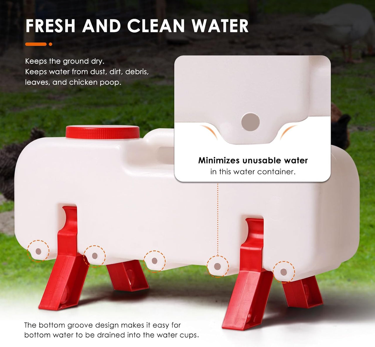 Chicken Water Feeder 10L