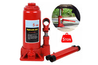 Thumbnail for Bottle jack with safety warning label