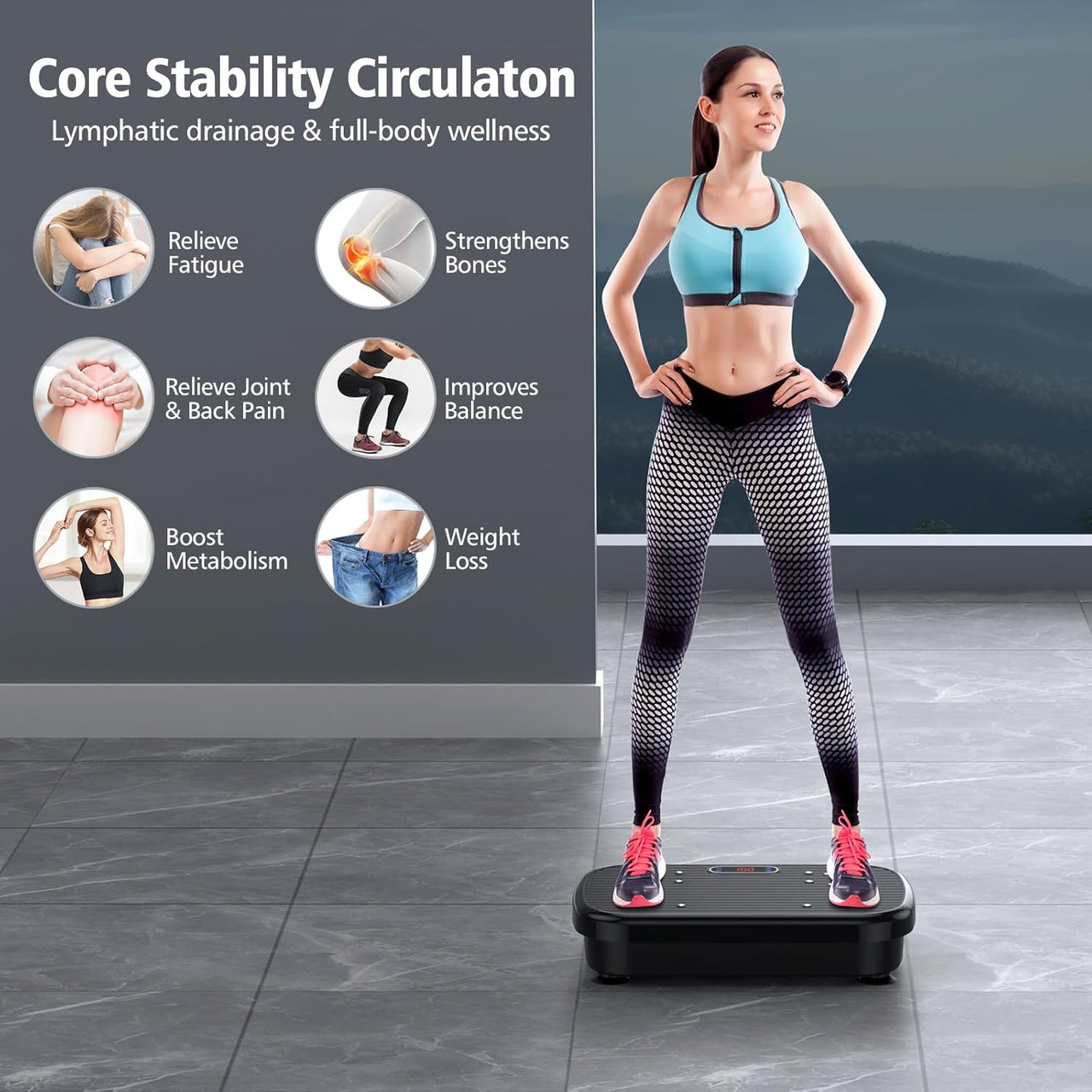 Vibration Plate Exercise Machine