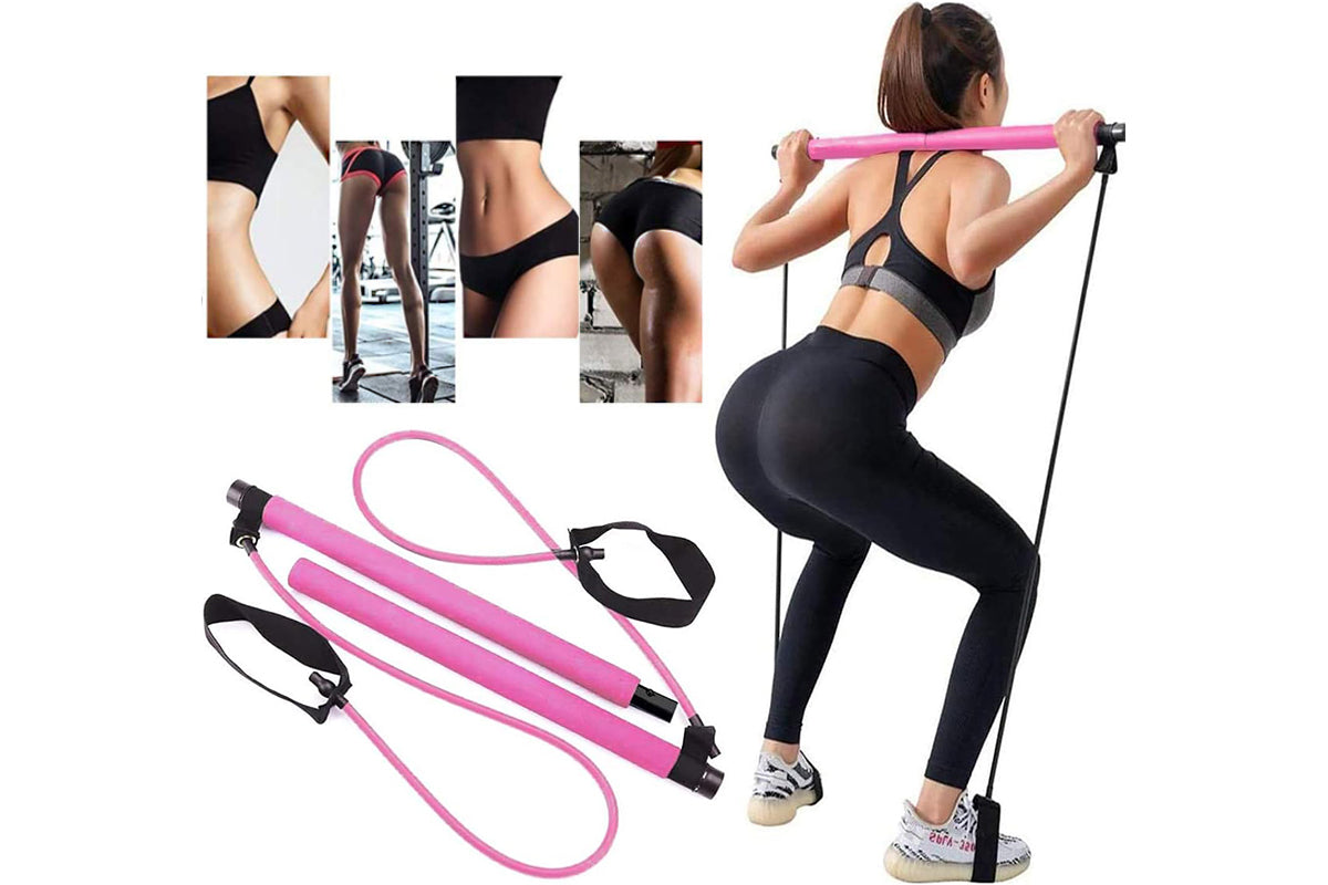 Pilates Bar Kit with Resistance Band