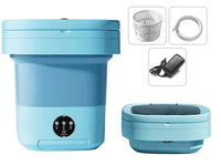 Thumbnail for Washing Machine 8L Portable Foldable Collapsible Laundry Bucket