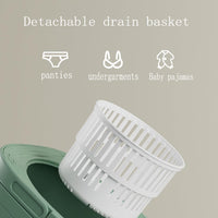 Thumbnail for Washing Machine 8L Portable Foldable Collapsible Laundry Bucket