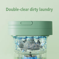 Thumbnail for Washing Machine 8L Portable Foldable Collapsible Laundry Bucket
