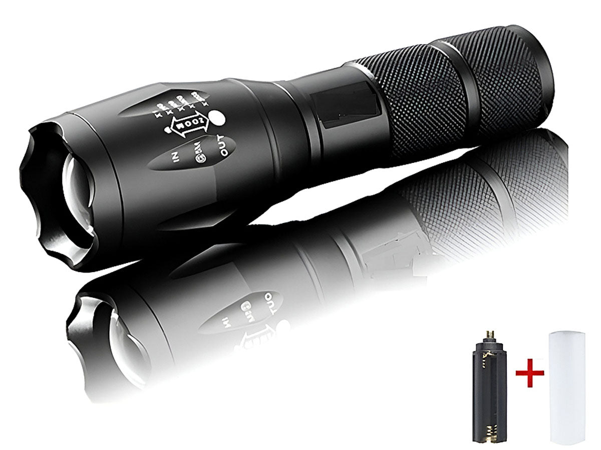LED torch with included AAA battery holder