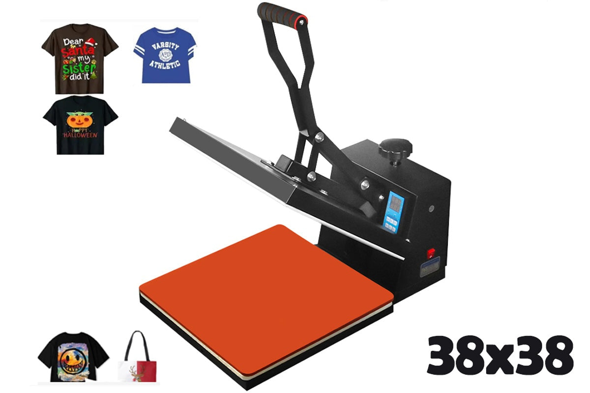 15x15 inch heat press platen surface
