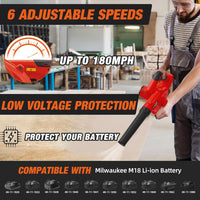 Thumbnail for Leaf Blower for Milwaukee Battery