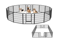 Thumbnail for Dog playpen with secure locking door