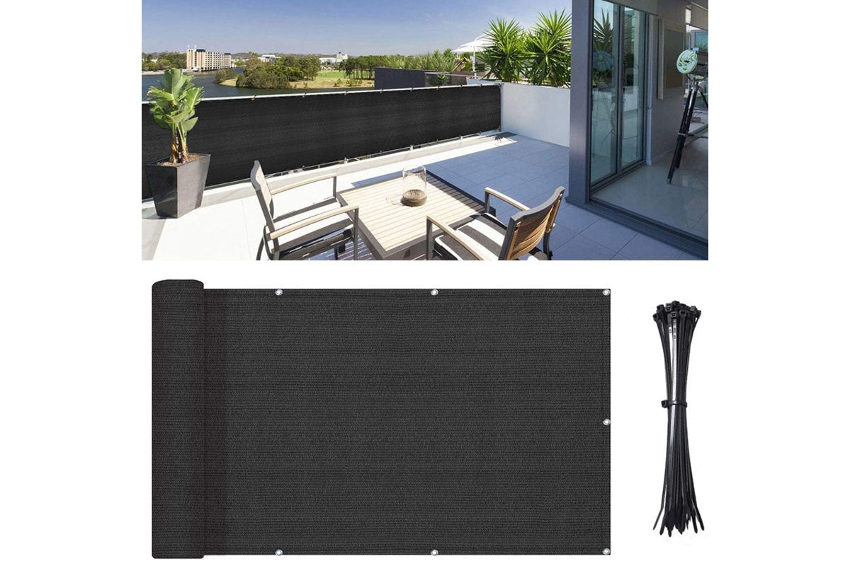 Privacy netting protecting plants