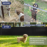 Thumbnail for Fence screen with cable ties attached