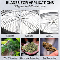 Thumbnail for Leaf Bowl Trimmer 16'' Manual Bud Trimmer with Stainless Steel Blades