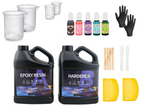 Thumbnail for Set of five resin pigments included in kit