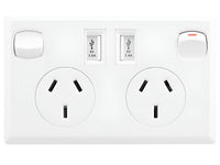 Thumbnail for Double Power Point Wall Socket with USB