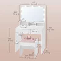 Thumbnail for Dressing table with Stool