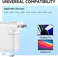 Thumbnail for Replacement MacBook Charger 61W USB C