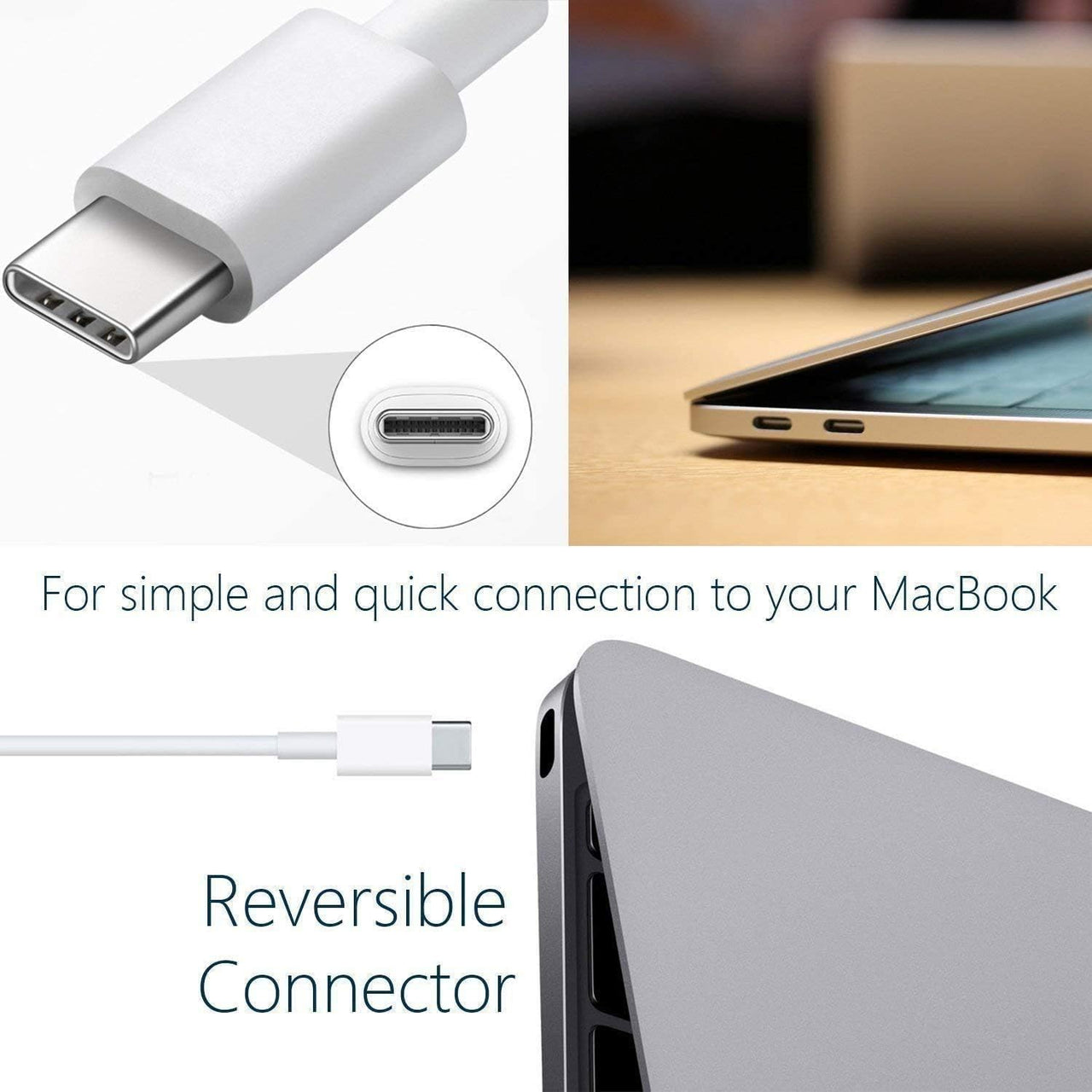 87W USB C Replacement MacBook Charger