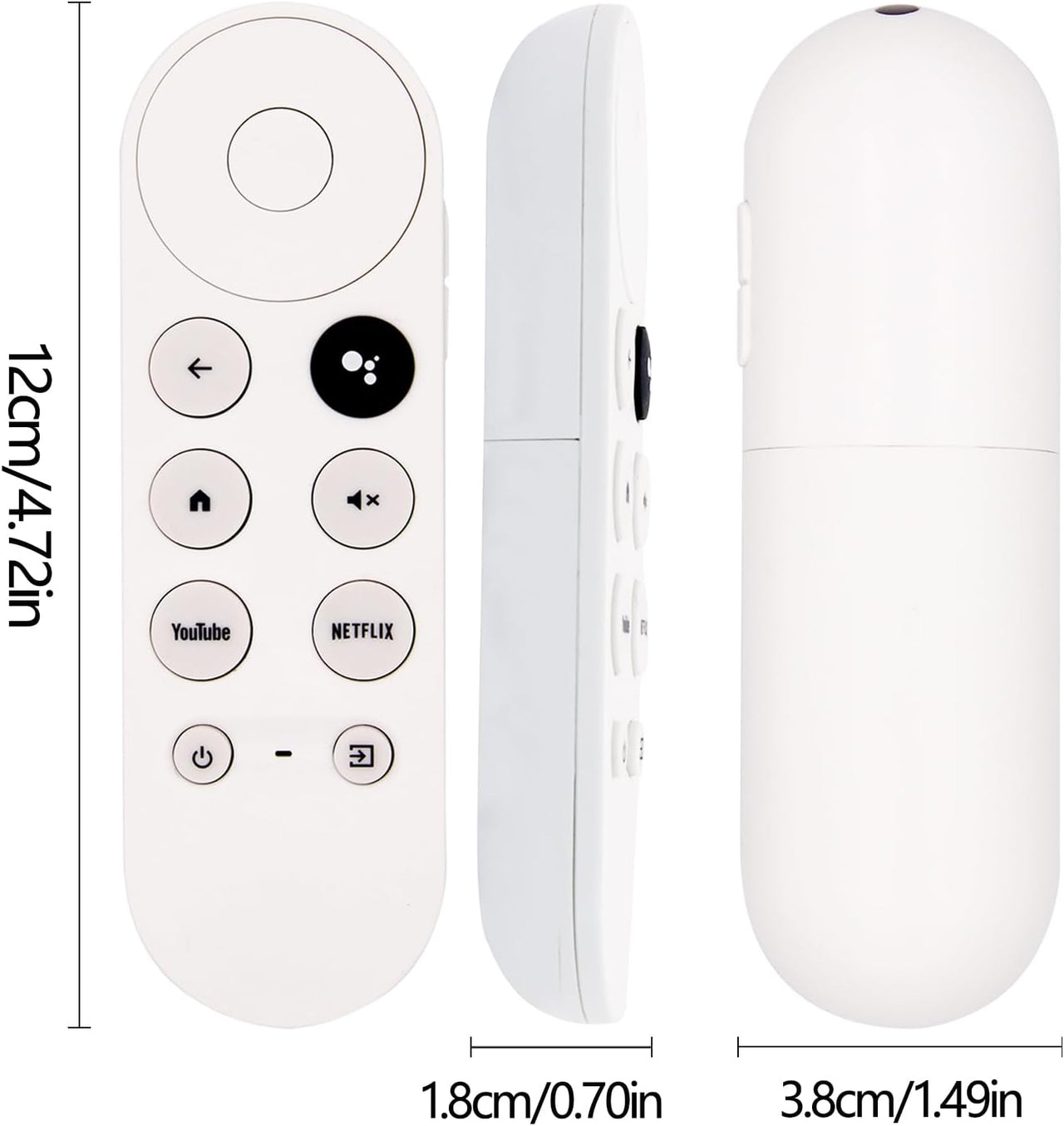 Compatible Google Chromecast 4K TV Remote Control