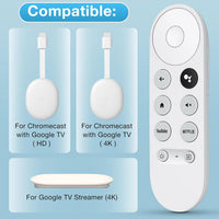 Thumbnail for Compatible Google Chromecast 4K TV Remote Control