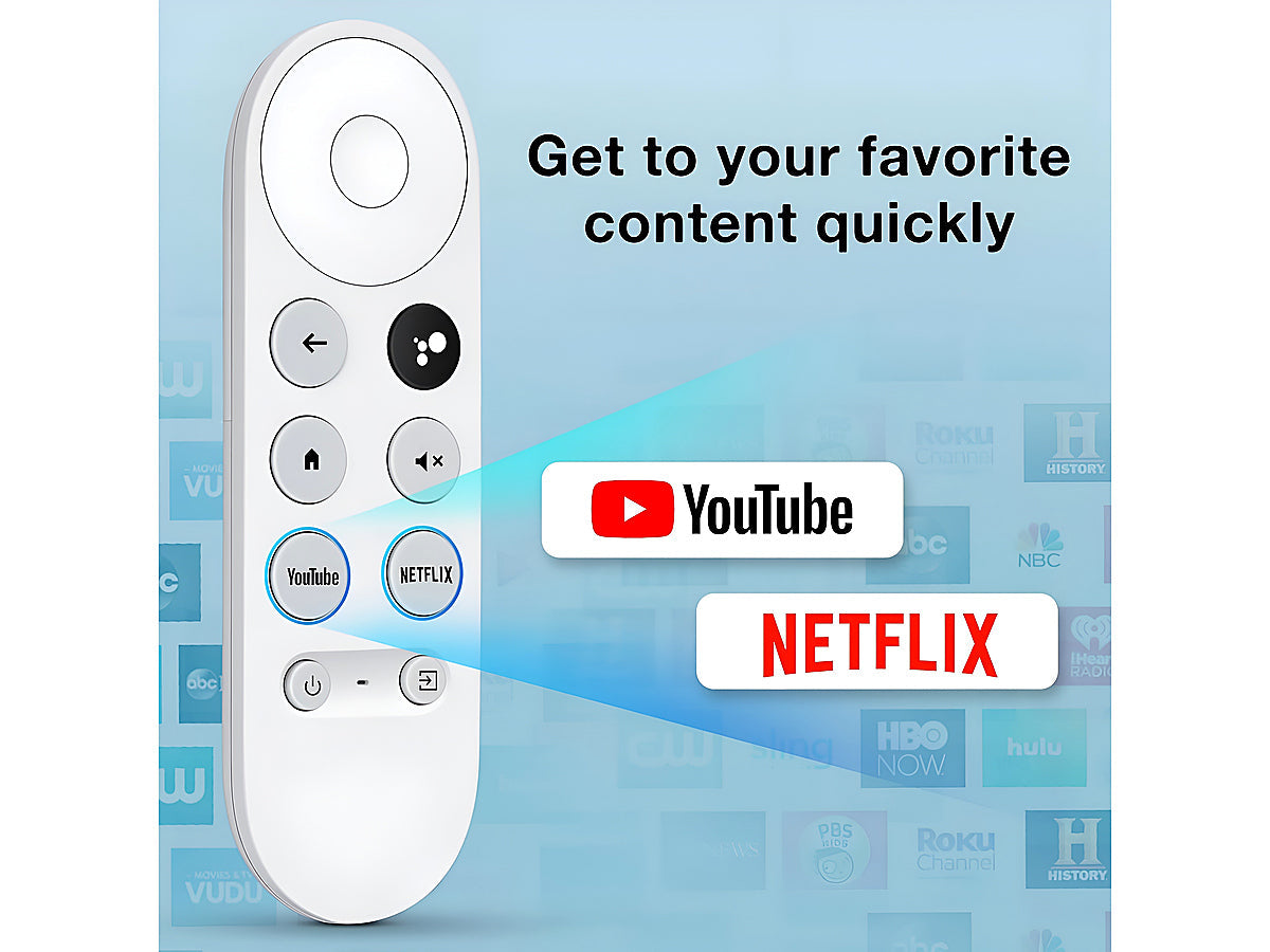 For Google Chromecast G9N9N GA01920-US GA01923-US GA01919-US TV Voice Bluetooth IR Remote Control