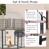 Thumbnail for Pet Play Pen Dog Playpen Dog Fence 10 Panels