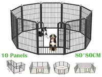 Thumbnail for Pet Play Pen Dog Playpen Dog Fence 10 Panels